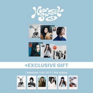 NEWJEANS (뉴진스) ALBUM - [HOW SWEET] (STANDARD VER. + EXCLUSIVE GIFT) - EVE PINK K-POP