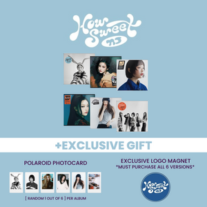 NEWJEANS (뉴진스) ALBUM - [HOW SWEET] (STANDARD VER. + EXCLUSIVE GIFT) - EVE PINK K-POP