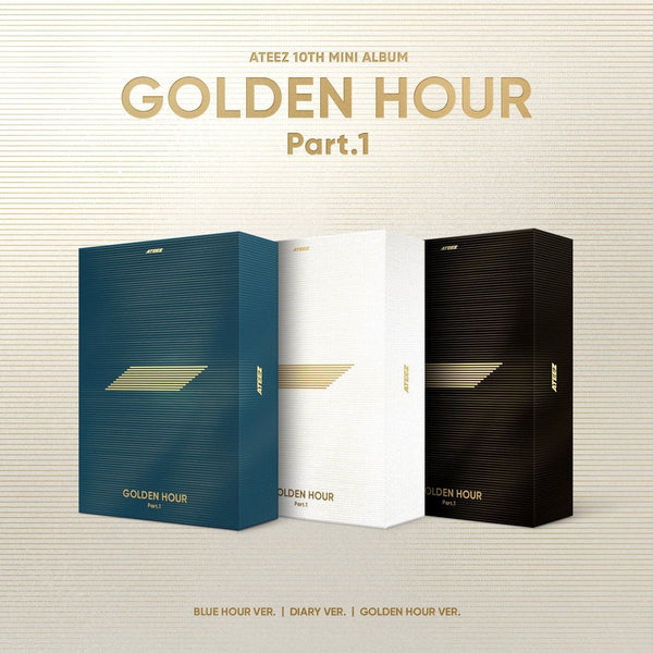 [PRE-ORDER] (KOREA VER.) ATEEZ (에이티즈) 10TH MINI ALBUM - [GOLDEN HOUR : PART.1] (+EXCLUSIVE PHOTOCARD)