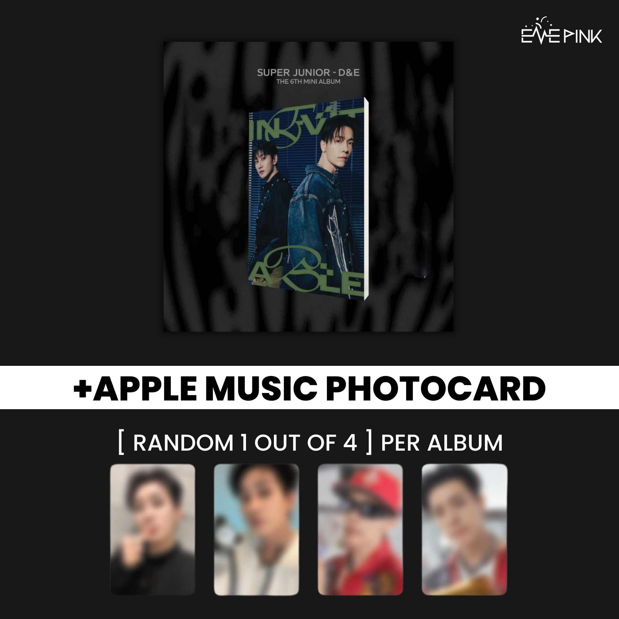 SUPER JUNIOR D&E トレカ SUPER JUNIOR D&E (슈퍼주니어 D&E) 6TH MINI ALBUM - [INEVITABLE] (+