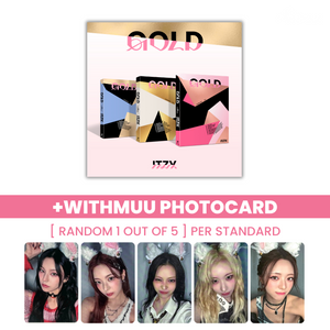 ITZY (있지) ALBUM - [GOLD] (STANDARD VER. +EXCLUSIVE PHOTOCARD)
