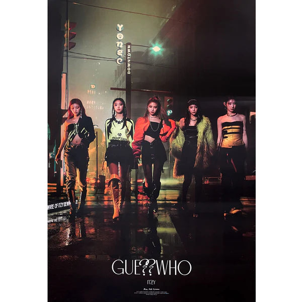 ITZY - GUESS WHO OFFICIAL POSTER - CONCEPT 2