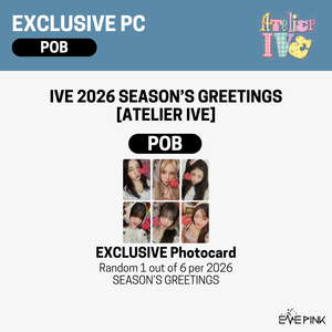 IVE (아이브) - 2026 SEASON’S GREETINGS [ATELIER IVE] (+POB) - EVE PINK K-POP