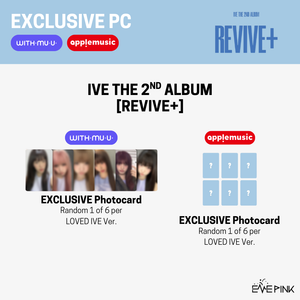 [PRE-ORDER] IVE (아이브) The 2nd Album - [REVIVE+] (LOVED IVE ver. +EXCLUSIVE PHOTOCARD) - EVE PINK K-POP