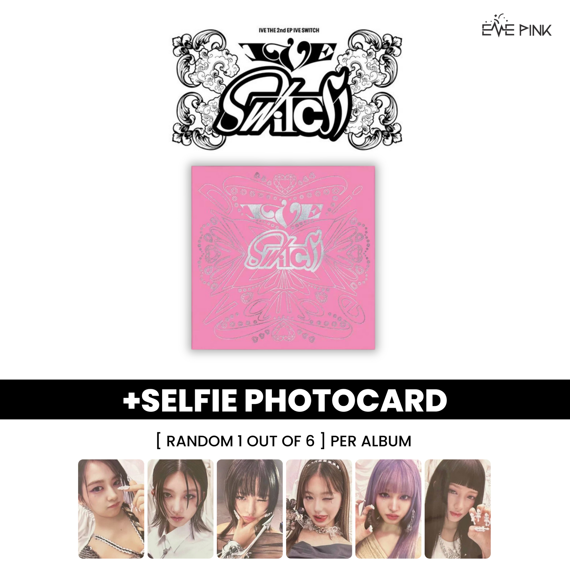 IVE (아이브) THE 2ND EP ALBUM - [IVE SWITCH] (+SELFIE PHOTOCARD