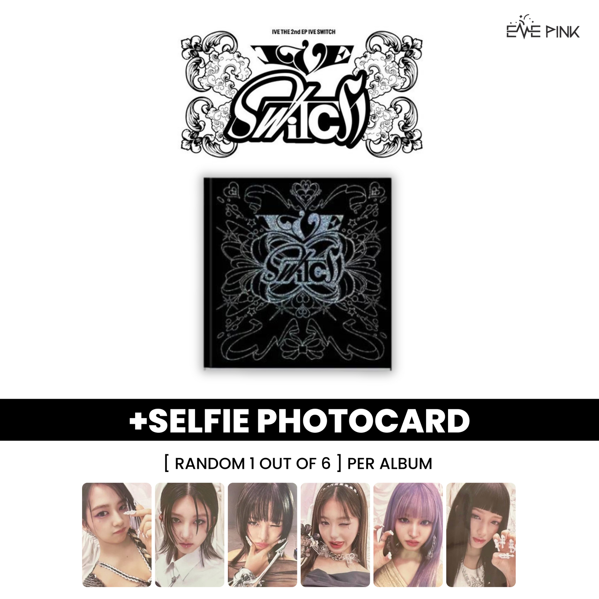 IVE (아이브) THE 2ND EP ALBUM - [IVE SWITCH] (+SELFIE PHOTOCARD