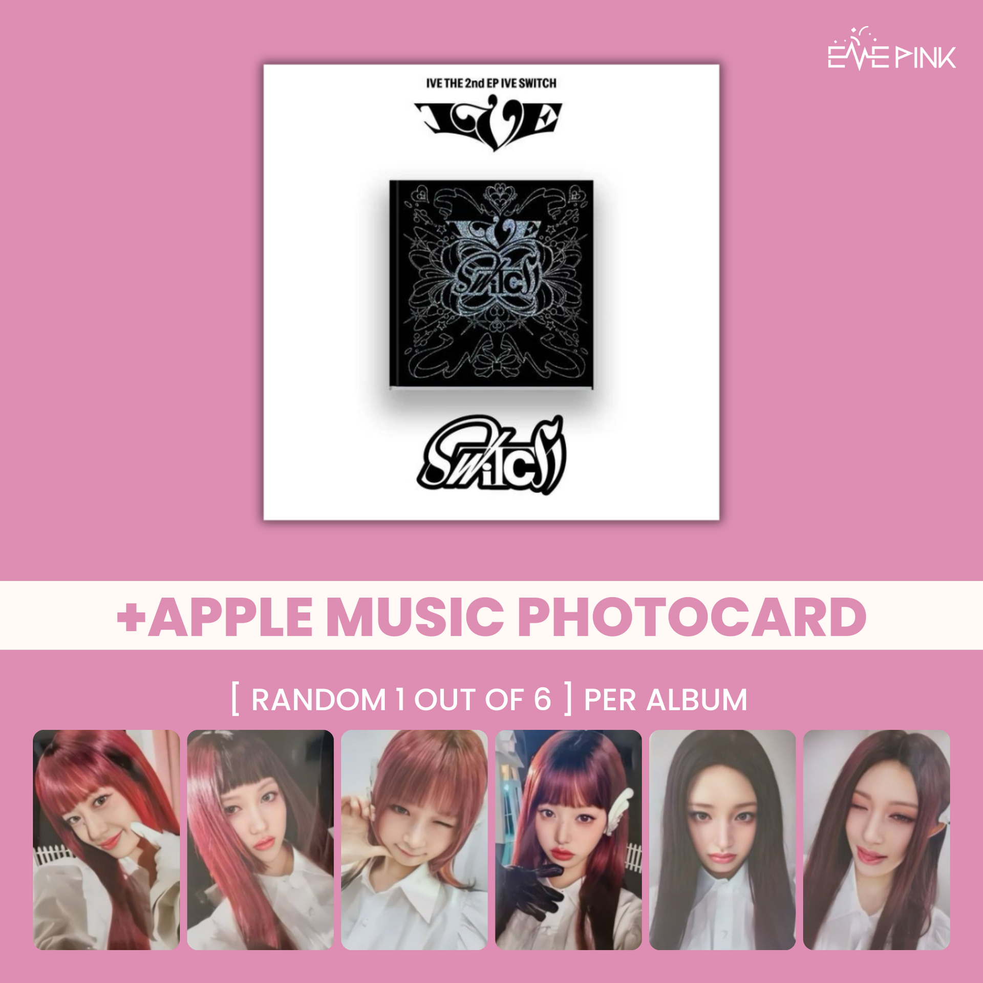 IVE (아이브) THE 2ND EP ALBUM - [IVE SWITCH] (+EXCLUSIVE PHOTOCARD