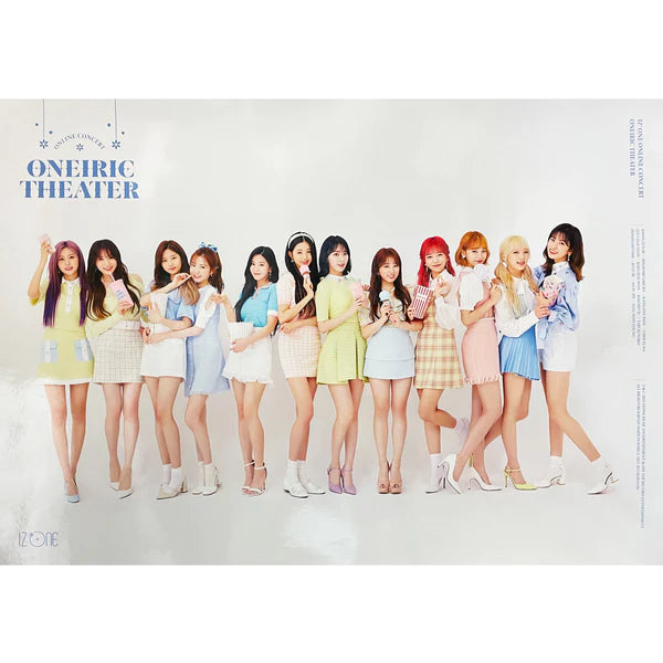 IZ*ONE - ONLINE CONCERT (ONEIRIC THEATER) KIT OFFICIAL POSTER - CONCEPT 1