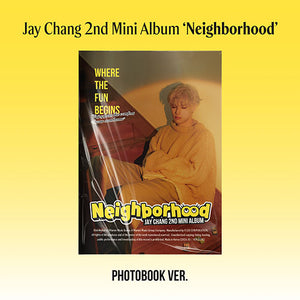 JAY CHANG (제이창) 2ND MINI ALBUM - [Neighborhood] (Photobook VER.) - EVE PINK K-POP