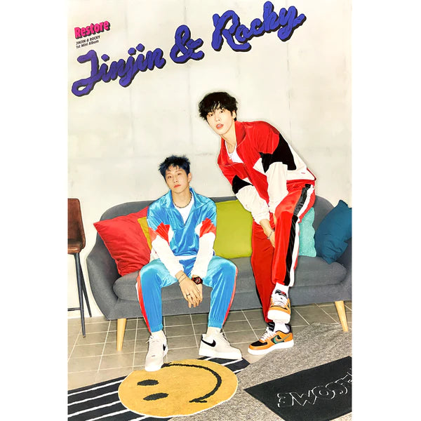 JINJIN & ROCKY (ASTRO) - RESTORE [STAYCATION VER] OFFICIAL POSTER