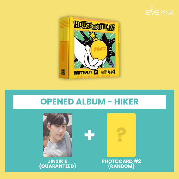 (KOR VER.) XIKERS (싸이커스) 2ND MINI ALBUM - [HOUSE OF TRICKY: How To Play] (HIKER VER. : OPENED ALBUM)