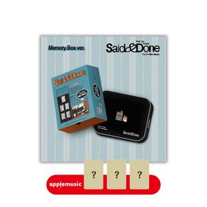 [PRE-ORDER] PARK JINYOUNG (박진영) 2nd Mini Album - [SAID & DONE] (Memory Box Ver. +EXCLUSIVE PHOTOCARD) - EVE PINK K-POP