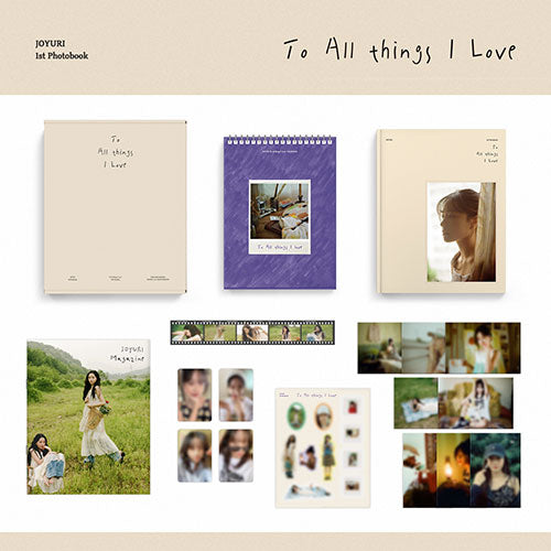 [PRE-ORDER] JO YURI (조유리) 1ST PHOTOBOOK - [TO ALL THINGS I LOVE]
