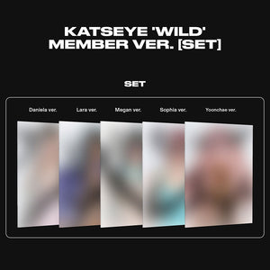 [PRE-ORDER] KATSEYE (캣츠아이) ALBUM - [WILD] (Member Ver.)
