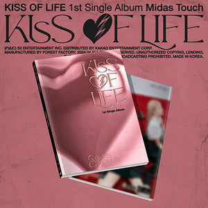 KISS OF LIFE (키스오브라이프) 1ST SINGLE ALBUM - [MIDAS TOUCH] (PHOTOBOOK VER.)