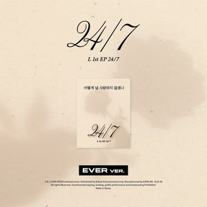 L (엘) 1ST EP ALBUM - [24/7] (EVER VER.)
