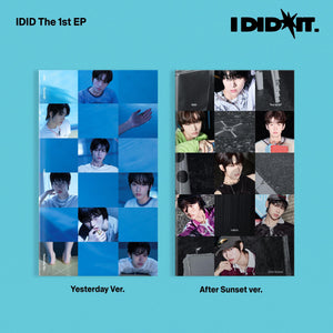 IDID (아이딧) 1st Mini EP Album - [I did it] (+EXCLUSIVE PHOTOCARD)