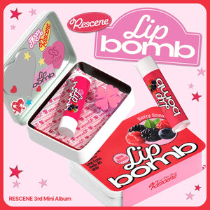RESCENE (리센느) 3rd Mini Album - [lip bomb] (QR/ lip balm ver.)