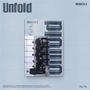 (KOR VER.) MONSTA X (몬스타엑스) Album - [Unfold] - EVE PINK K-POP