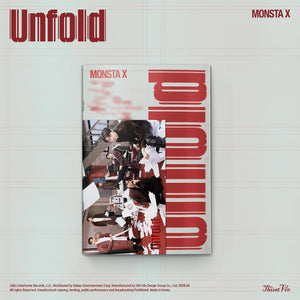 (KOR VER.) MONSTA X (몬스타엑스) Album - [Unfold] - EVE PINK K-POP