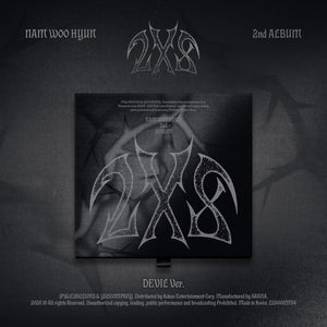 [PRE-ORDER] NAM WOOHYUN (남우현) 2nd Album - [2X8] (DEVIL / MIDNIGHT Ver.)