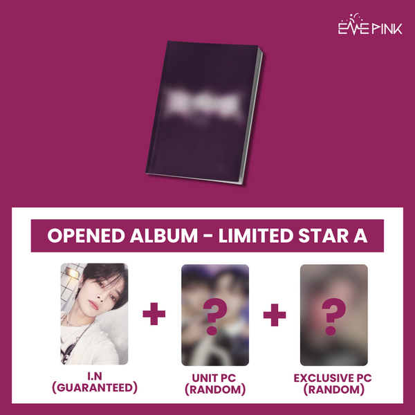 STRAY KIDS (스트레이키즈) ALBUM - [樂-STAR] ((LIMITED STAR VER. : OPENED ALBUM) (A PHOTOCARD VER. + EXCLUSIVE PHOTOCARD)