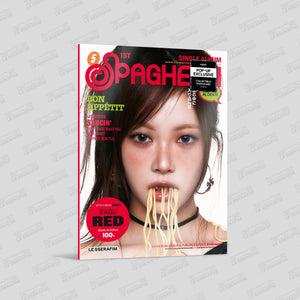 (U.S. VER.) LE SSERAFIM (르세라핌) 1st Single Album - [SPAGHETTI] (COMPACT VER. + POP-UP EXCLUSIVE PHOTOCARD) - EVE PINK K-POP