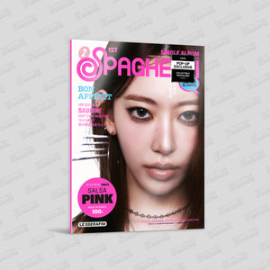 (U.S. VER.) LE SSERAFIM (르세라핌) 1st Single Album - [SPAGHETTI] (COMPACT VER. + POP-UP EXCLUSIVE PHOTOCARD) - EVE PINK K-POP