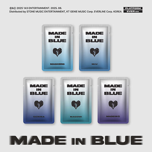 MADEIN S (메이딘 S) ALBUM - [MADE in BLUE] (PLATFORM EVER ver.) – EVE PINK ...