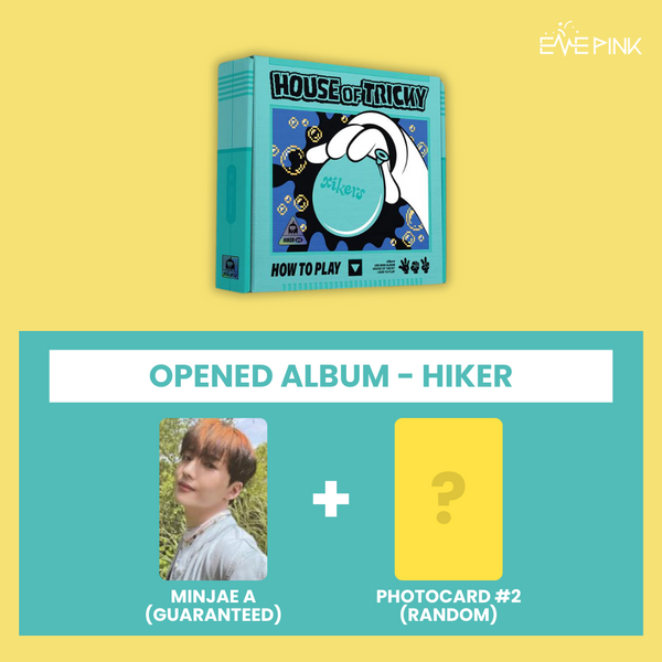 (KOR VER.) XIKERS (싸이커스) 2ND MINI ALBUM - [HOUSE OF TRICKY: How To Play] (HIKER VER. : OPENED ALBUM)
