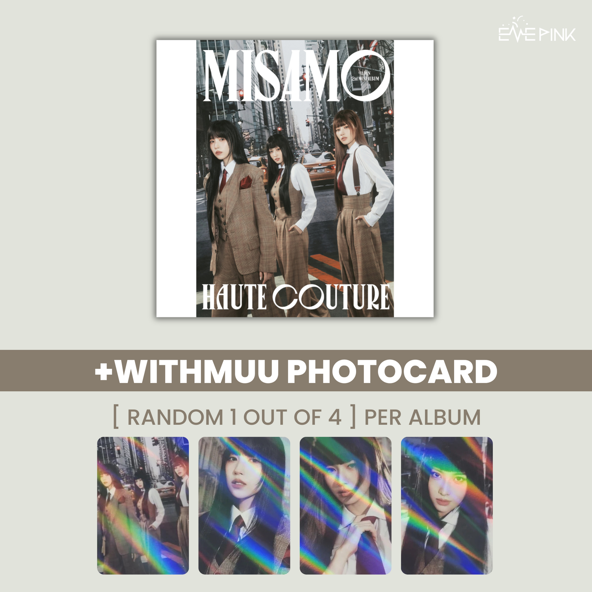 TWICE (MISAMO) JAPAN 2ND MINI ALBUM - [HAUTE COUTURE] (+EXCLUSIVE