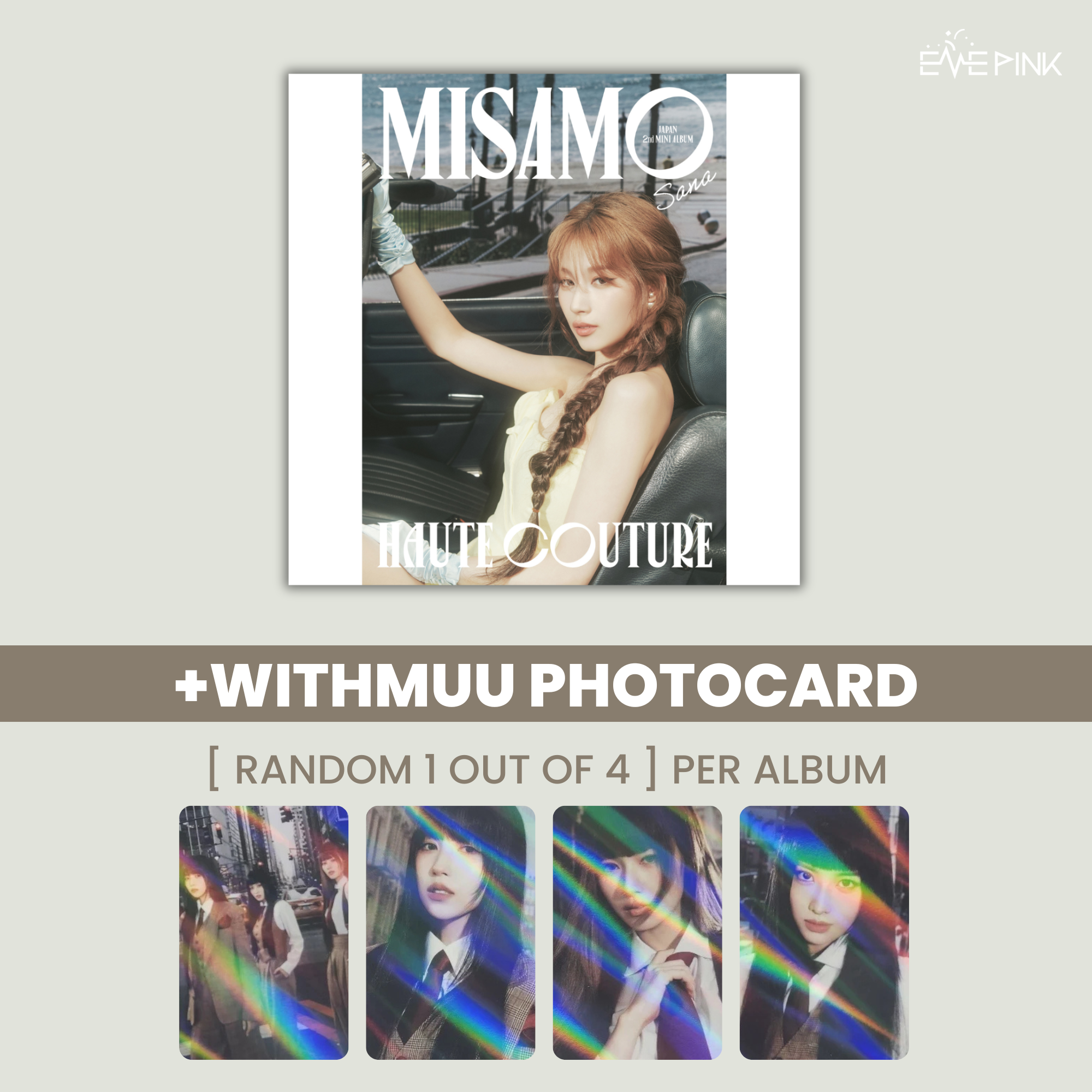 twice misamo サナ haute couture スローガン トレカ TWICE MISAMO twice misamo サナ haute couture スローガン トレカ TWICE MISAMO
