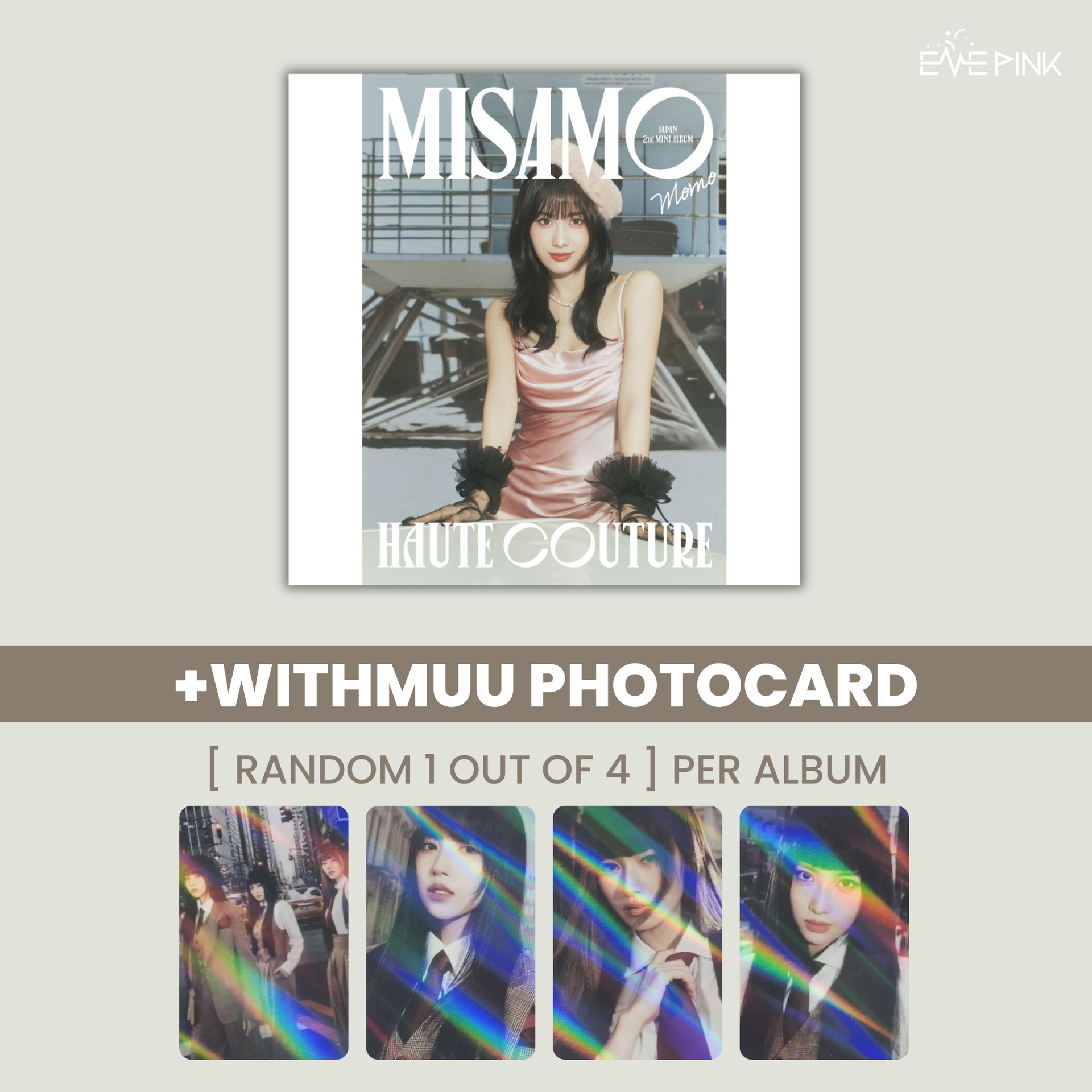 TWICE (MISAMO) JAPAN 2ND MINI ALBUM - [HAUTE COUTURE] (+EXCLUSIVE
