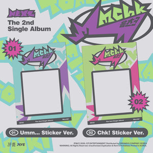NEXZ (넥스지) THE 2ND SINGLE ALBUM - [MMCHK] (Sticker Ver.) - EVE PINK K-POP
