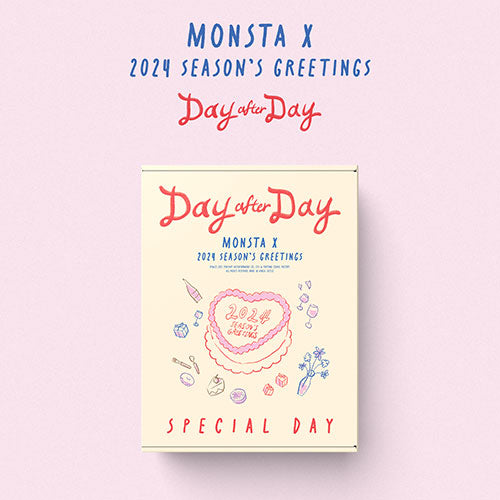 MONSTA X (몬스타엑스) - 2024 SEASON’S GREETINGS [DAY AFTER DAY] (SPECIAL DAY VER +EXCLUSIVE PHOTOCARD)