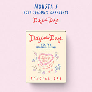 [PRE-ORDER] MONSTA X (몬스타엑스) - 2024 SEASON’S GREETINGS [DAY AFTER DAY] (SPECIAL DAY VER +EXCLUSIVE PHOTOCARD)