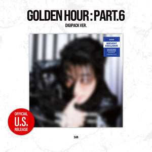 [PRE-ORDER] (U.S. VER.) ATEEZ (에이티즈) 15th Mini Album - [GOLDEN HOUR : Part.6] (Digipack Ver. + 82EVENT Exclusive Photocard)