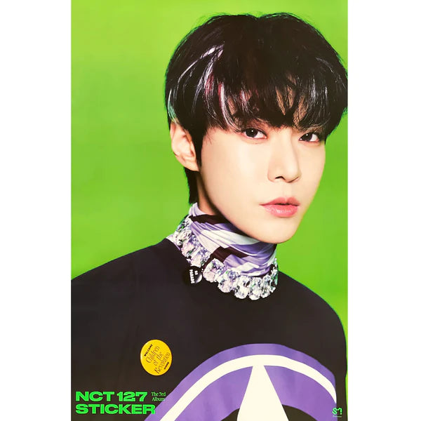 NCT 127 - STICKER (JEWEL CASE VER) OFFICIAL POSTER - DOYOUNG