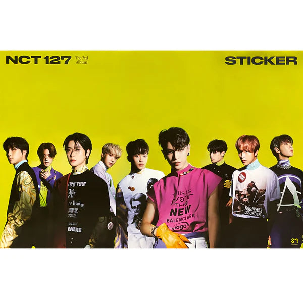 NCT 127 - STICKER (STICKY VER) OFFICIAL POSTER