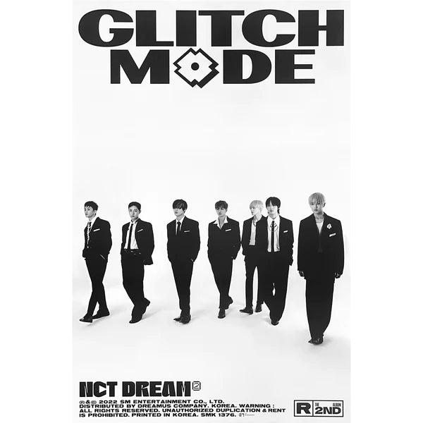 NCT DREAM - GLITCH MODE (SCRATCH VER) OFFICIAL POSTER - CONCEPT 2