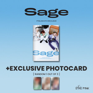 FTISLAND (FT아일랜드) 9TH MINI ALBUM - [SAGE] (+EXCLUSIVE PHOTOCARD)