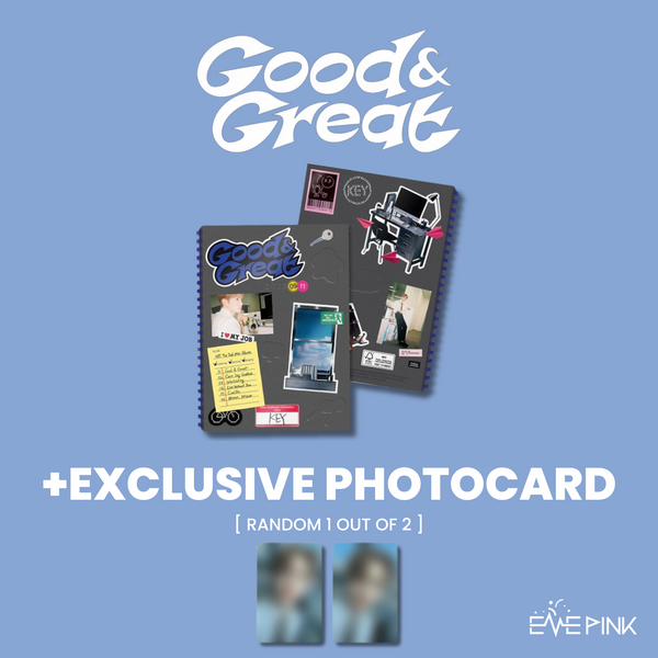 KEY (키) 2ND MINI ALBUM - [GOOD & GREAT] (PHOTO BOOK/ WORK REPORT VER) (+EXCLUSIVE PHOTOCARD)