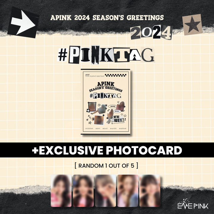 [PRE-ORDER] APINK (에이핑크) - 2024 SEASON’S GREETINGS [#PINKTAG] (+EXCLUSIVE PHOTOCARD)