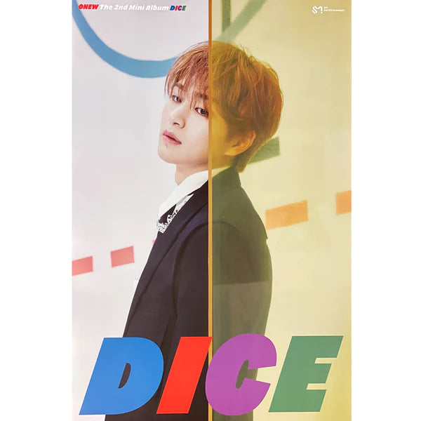 ONEW - DICE (DIGIPACK VER) OFFICIAL POSTER - CONCEPT 1