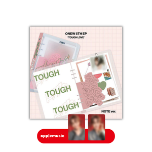 [PRE-ORDER] ONEW (온유) 5TH MINI ALBUM - [Tough Love] (NOTE Ver. + EXCLUSIVE PHOTOCARD) - EVE PINK K-POP