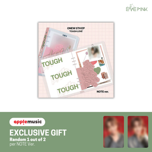 [PRE-ORDER] ONEW (온유) 5TH MINI ALBUM - [Tough Love] (NOTE Ver. + EXCLUSIVE PHOTOCARD) - EVE PINK K-POP