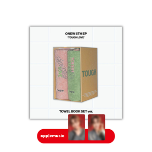 [PRE-ORDER] ONEW (온유) 5TH MINI ALBUM - [Tough Love] (TOWEL BOOK SET Ver. + EXCLUSIVE PHOTOCARD) - EVE PINK K-POP