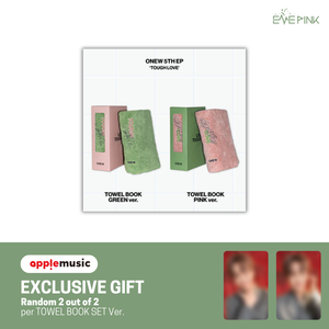 [PRE-ORDER] ONEW (온유) 5TH MINI ALBUM - [Tough Love] (TOWEL BOOK SET Ver. + EXCLUSIVE PHOTOCARD) - EVE PINK K-POP