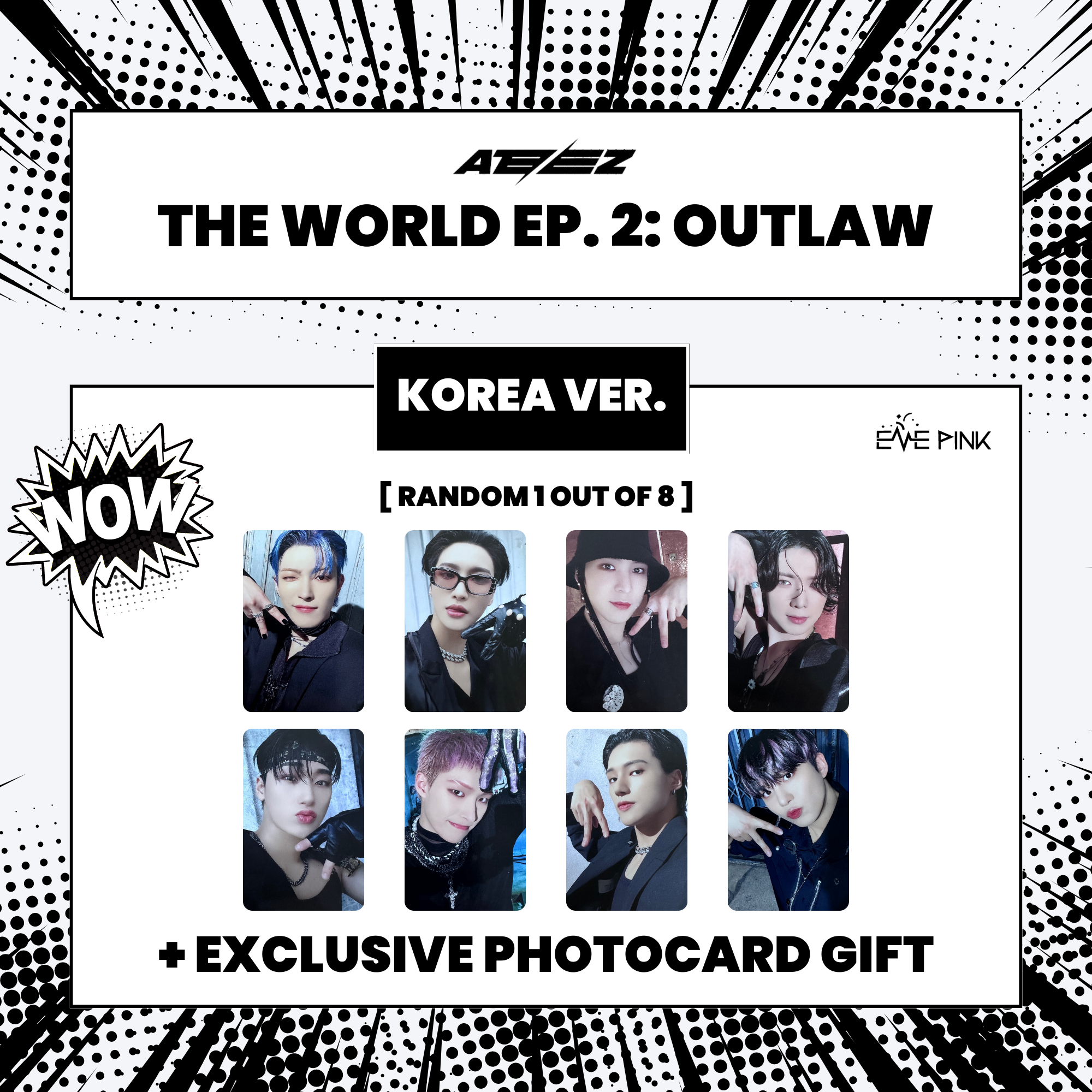 ATEEZ - The World EP.2 : Outlaw Album (3 ver. Set)