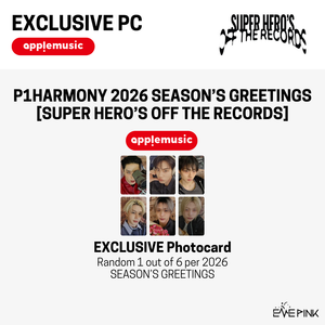 P1Harmony (피원하모니) - 2026 SEASON’S GREETINGS [SUPER HERO'S OFF THE RECORDS] (+EXLUSIVE PHOTOCARD) - EVE PINK K-POP